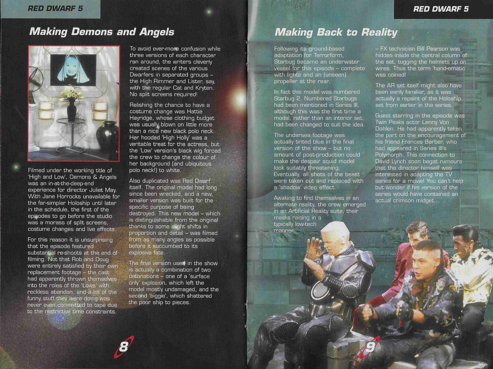 Inserts from BBCDVD 1592